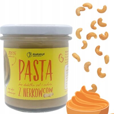 Pasta z orzechów nerkowca 100% - KruKam, 300g
