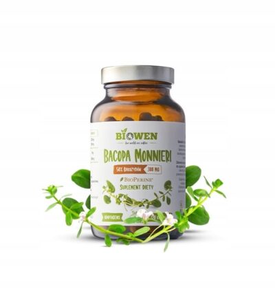 Biowen Bacopa monnieri (Brahmi) 300 mg Koncentracja i Pamieć