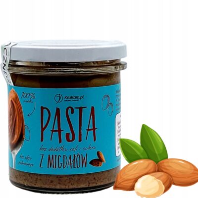 Pasta migdałowa 100% - KruKam, 300g