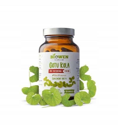 Biowen Gotu Kola wąkrotka azjatycka 330 mg 120 kap