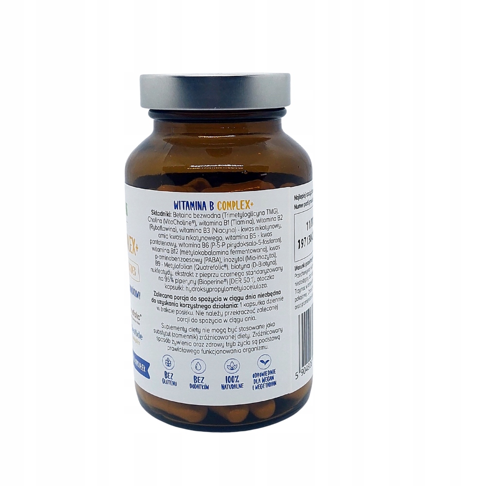 Biowen Witamina B Complex + z metylofolianem B12 - obrazek 2