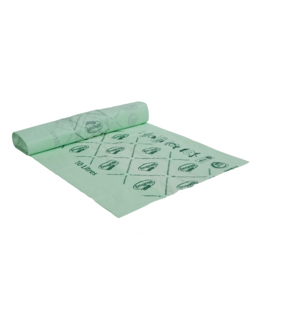 BIO Worki na odpady 10L rolka 20szt BIOBAG Biodegradowalne - obrazek 2