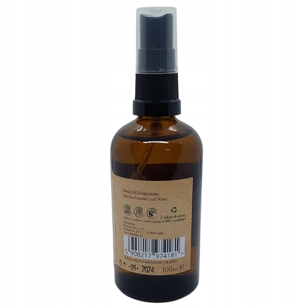 HYDROLAT Z mięty pieprzowej woda miętowa BIO 100ml - obrazek 5