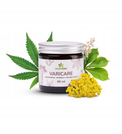 Hemp king Varicare maść na naczynka 60 ml z Kocanką Włoską