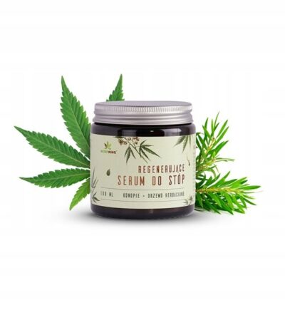 Regenerujące Serum do Stóp 100ml Drzewo Herbaciane Hemp King
