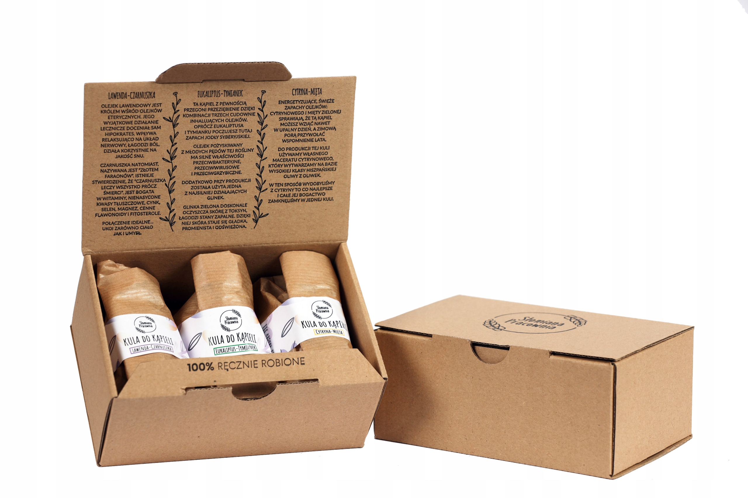 Zestaw Naturalnych kul do kąpieli - Box prezentowy dla każdego - domowe SPA - obrazek 3