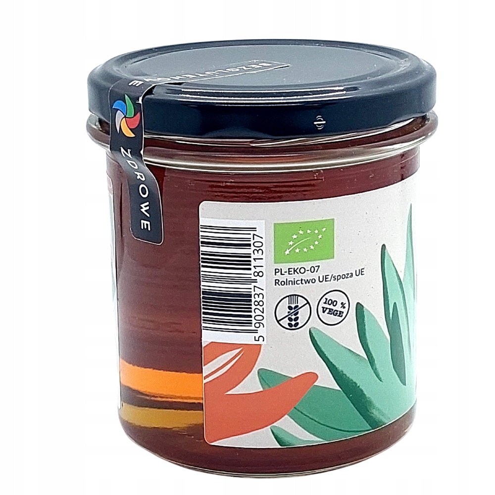 Syrop z agawy BIO Pięć Przemian 380g 100% Naturalny do deserów i naleśników - obrazek 4