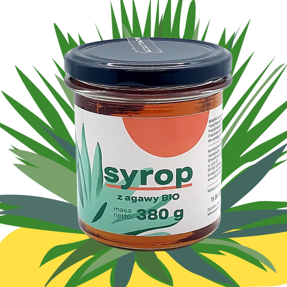 Syrop z agawy BIO Pięć Przemian 380g 100% Naturalny do deserów i naleśników