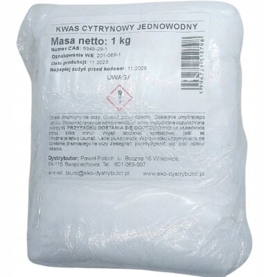 Kwasek Cytrynowy - Odkamieniacz w proszku uniwersalny 1kg