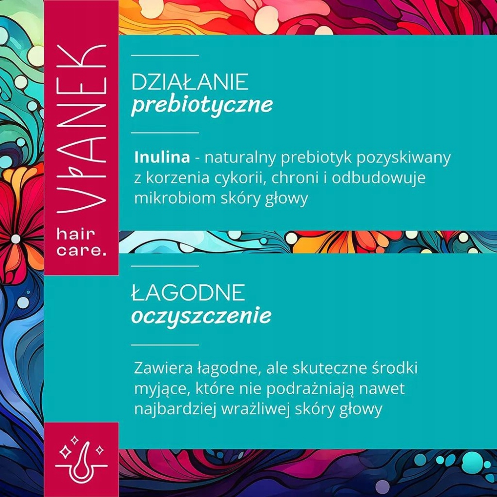 VIANEK Prebiotyczny szampon wzmacniający włosy - do wypadających włosów - obrazek 2