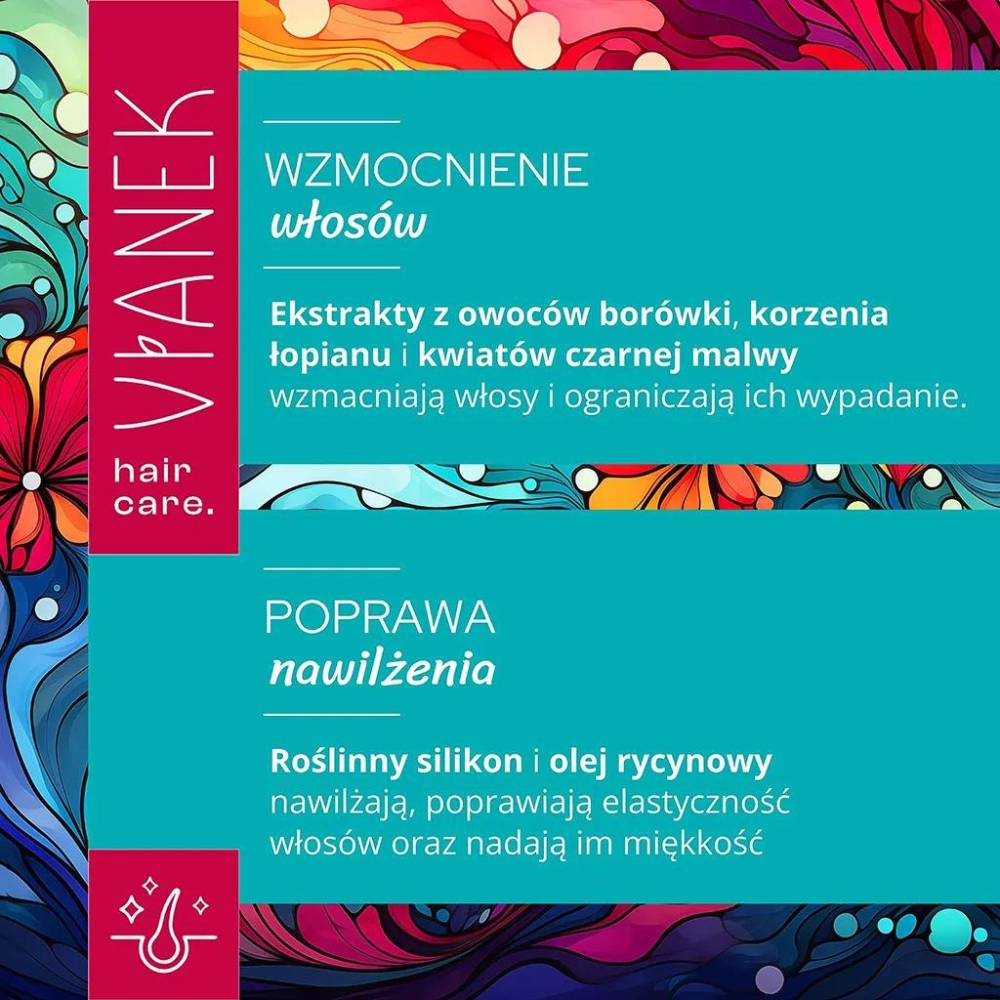 VIANEK Prebiotyczny szampon wzmacniający włosy - do wypadających włosów - obrazek 6