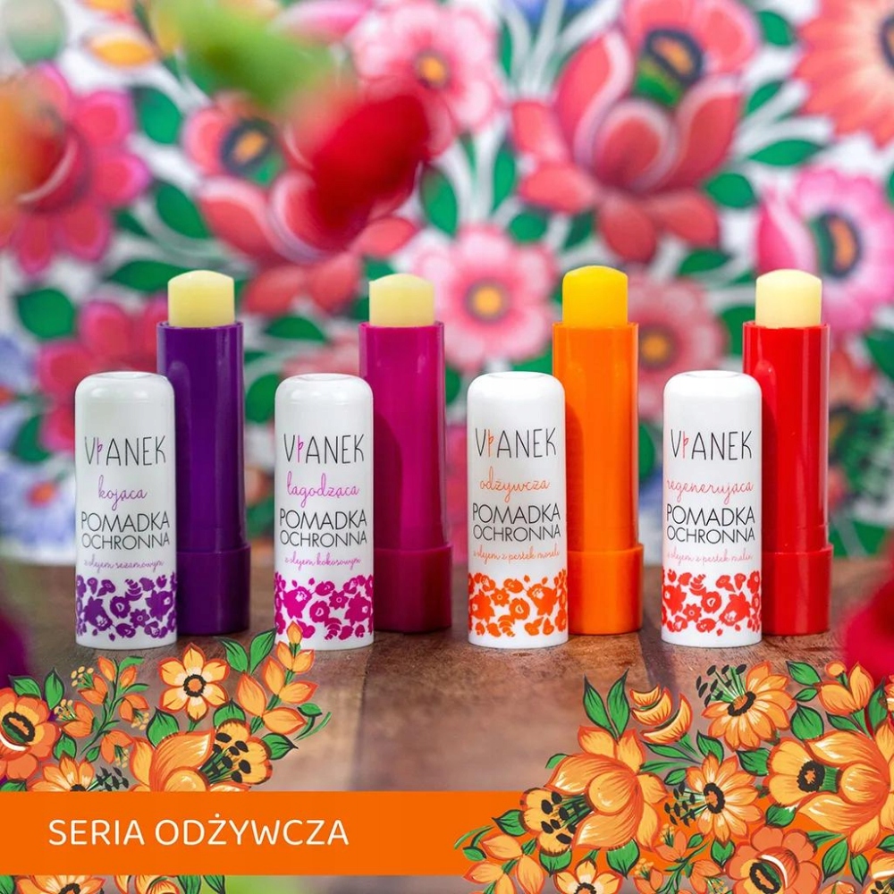 Vianek odżywcza pomadka ochronna do ust z olejem z pestek moreli 4,6 g - obrazek 7