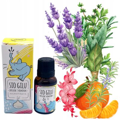 Olejek do aromaterapii dla dzieci Sio Gilu mieszanka olejków eterycznych 15 ml