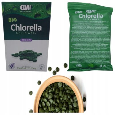 Chlorella Green Ways BIO - 1320 tabletek, 330 g