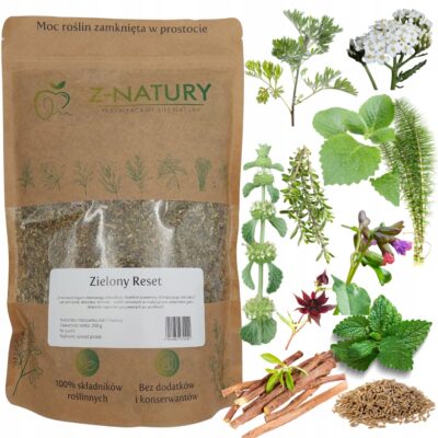 Tymianek i Krwawnik - Zielony Reset, mieszanka ziół Z-Natury 250 g