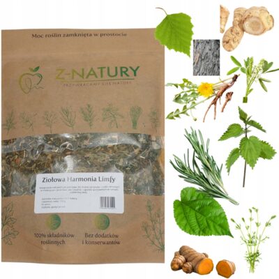 Przytulia i Nostrzyk - Ziołowa Harmonia Limfy, mieszanka ziół Z-Natury 250 g