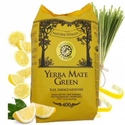 Yerba Mate Green LEMON 400 g - cytrynowe orzeźwienie prosto z natury