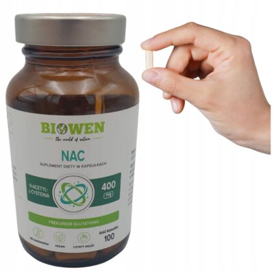Biowen NAC 400 mg 100 kaps - wsparcie wątroby, odporność, detoks