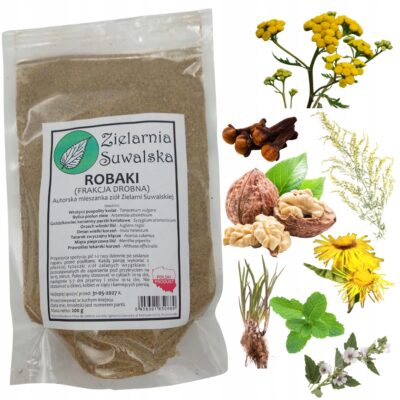 Zioła „Robaki” 200g frakcja drobna | Układ pokarmowy | Wrotycz, piołun