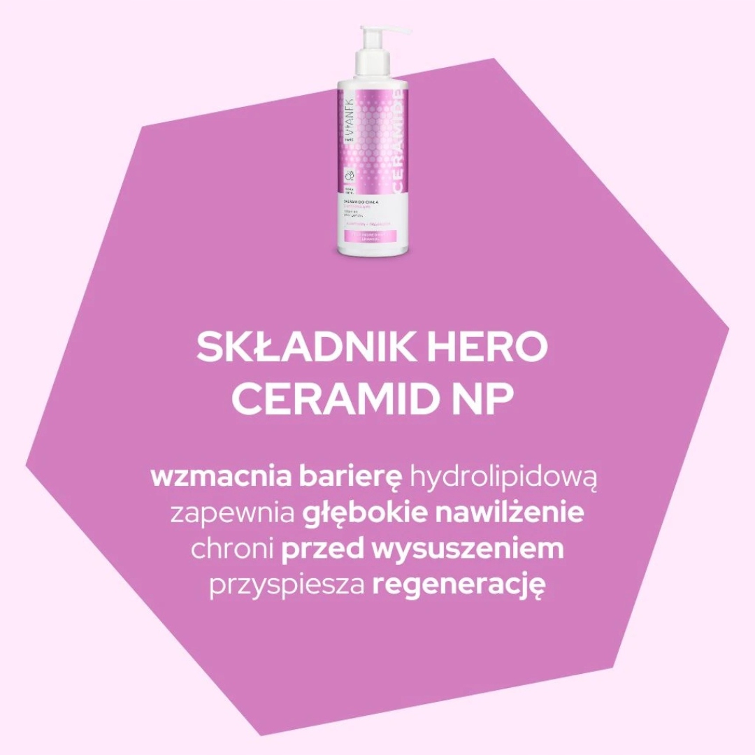 VIANEK HERO Balsam do ciała z ceramidami 300ml nawilżenie, odbudowa komfort - obrazek 5