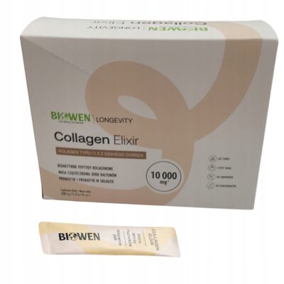 Collagen Elixir Biowen - kolagen rybi Naticol w saszetkach 30 szt z Wit C