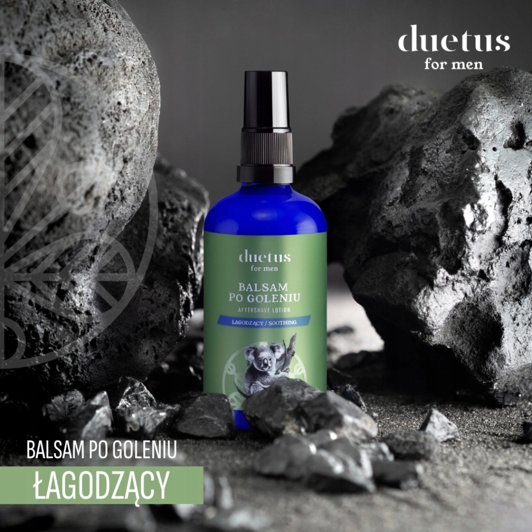 DUETUS FOR MEN Balsam po goleniu łagodzący Ulga, nawilżenie i świeżość - obrazek 2