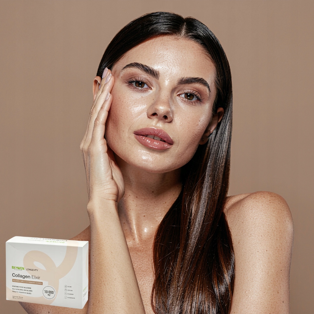 Collagen Elixir Biowen - kolagen rybi Naticol 1 szaszetka z Wit C PROMOCJA - obrazek 2