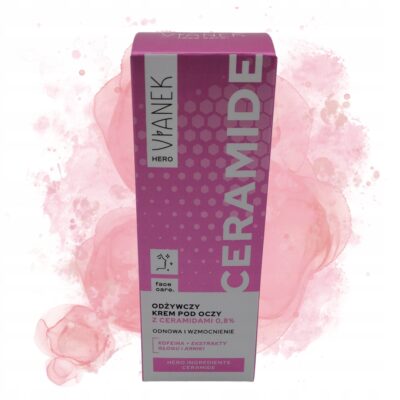 VIANEK HERO Krem pod oczy z ceramidami 15 ml - na cienie i obrzęki