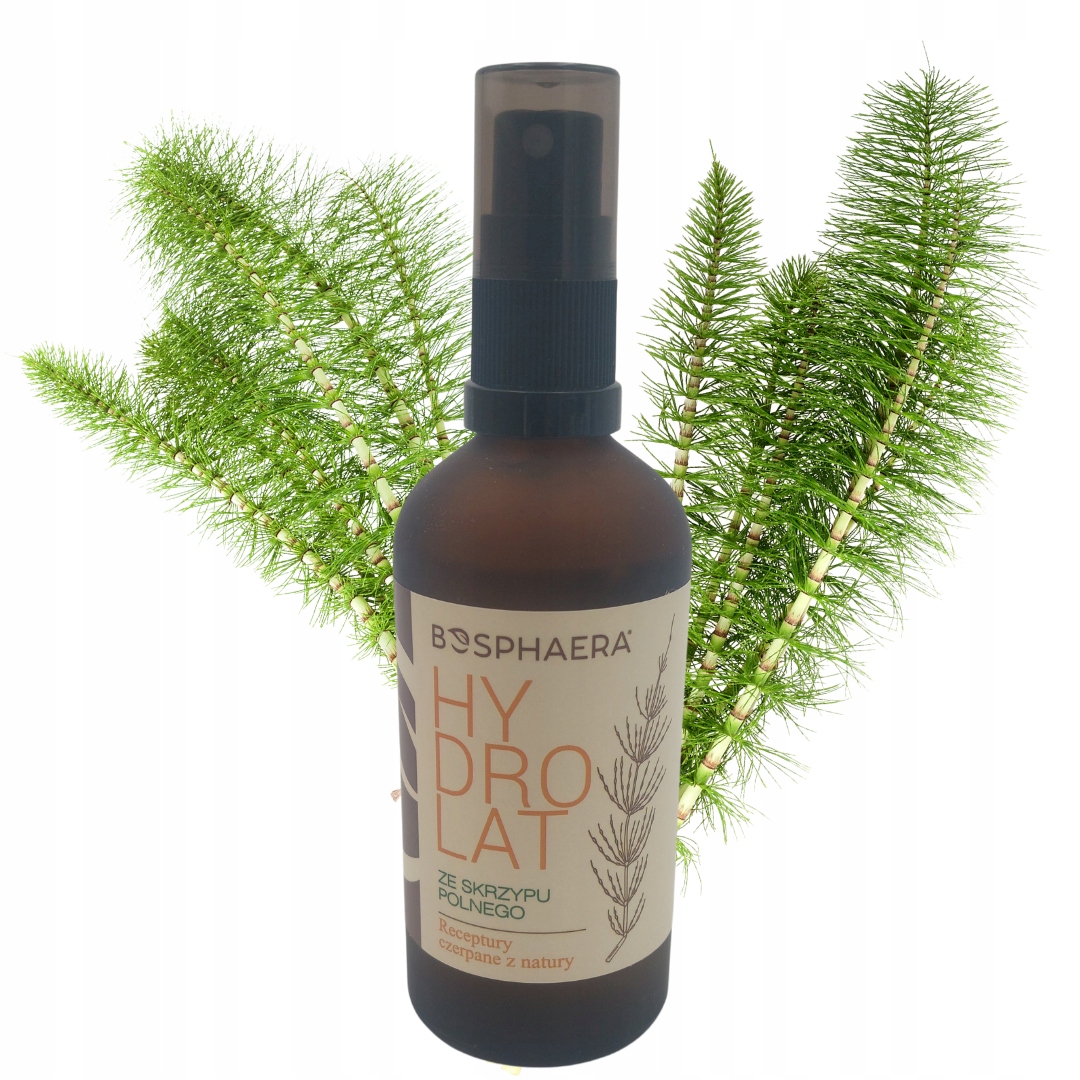 BOSPHAERA hydrolat Skrzyp polny 100ml lekka mgiełka, budzi skórę i włosy